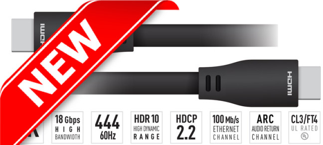 KD-Pro40GX 4K HDR Przewód HDMI 12,2m