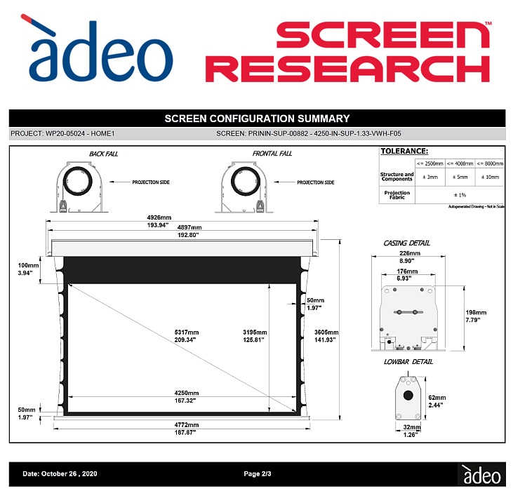 Adeo Screen: Konfiguratory ekranów projekcyjnych Adeo i Screen Research