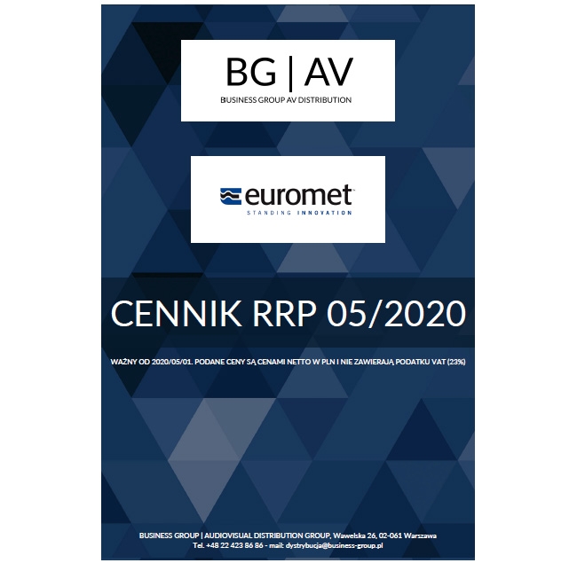 Euromet : Nowy, uaktualniony cennik 05/2020
