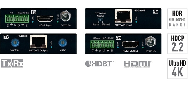 KEY DIGITAL: Nowy ekstender HDMI HDBT z obsługą HDR X222
