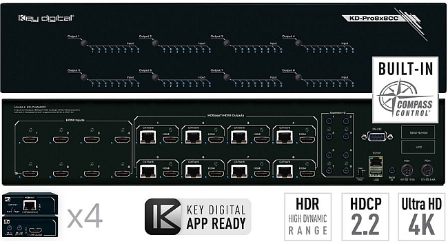 Key Digital - Matryce HDMI, HDBaseT w ofercie BGAV Distribution