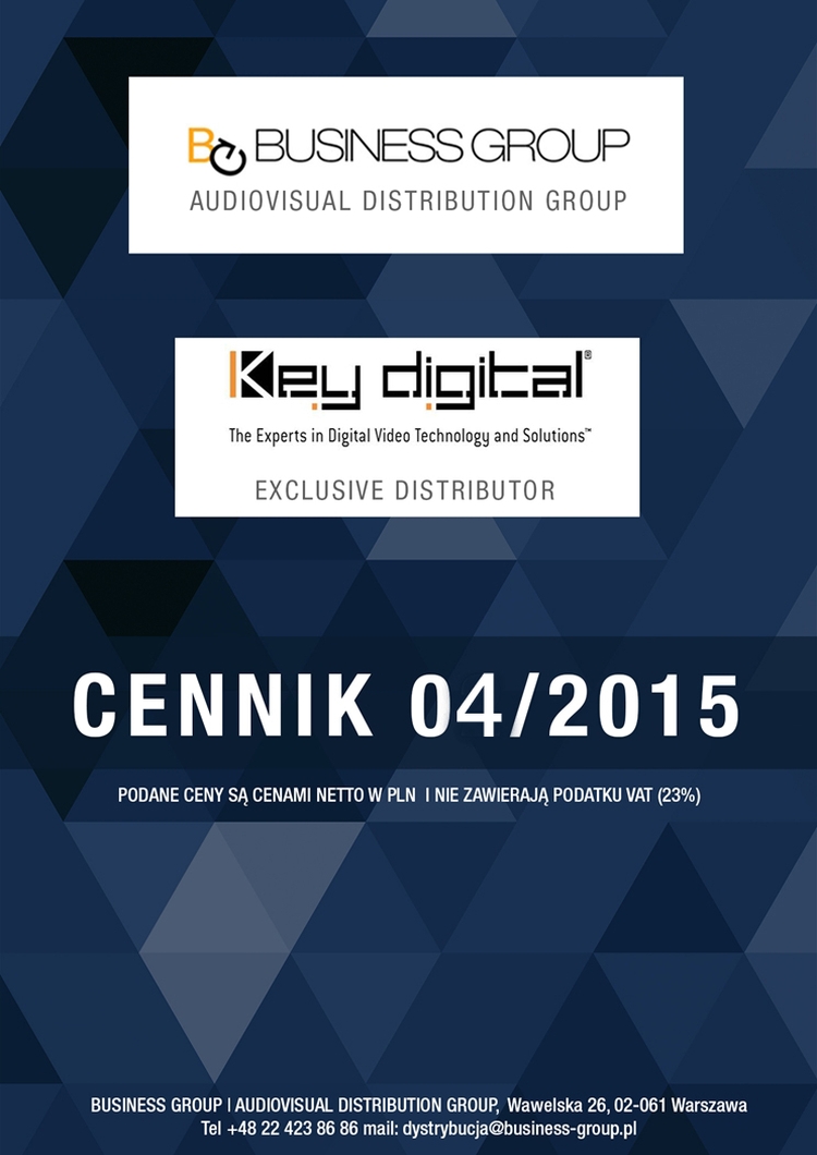 Key Digital - Nowy Cennik Dystrybucyjny SRP 04/2015