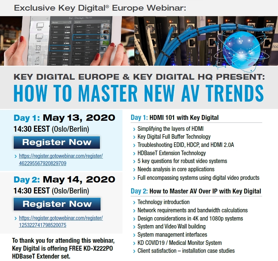 Key Digital Webinar: How to master new AV Trends