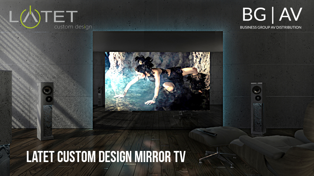 Latet Custom Design Mirror TV – telewizory i monitory instalacyjne w lustrach dla najbardziej wymagających klientów komercyjnych i indywidualnych