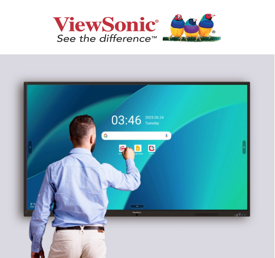 Monitory interaktywne, monitory DS, ekrany LED i projektory ViewSonic w ofercie Business Group