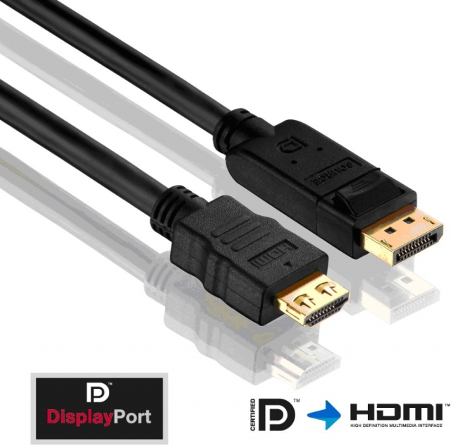 PI5100-010 Przewód DisplayPort / HDMI
