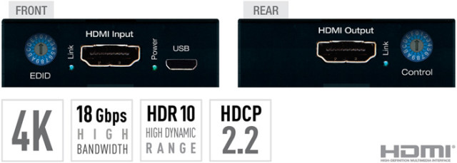 Wzmacniacz HDMI 4K KD-FIX418